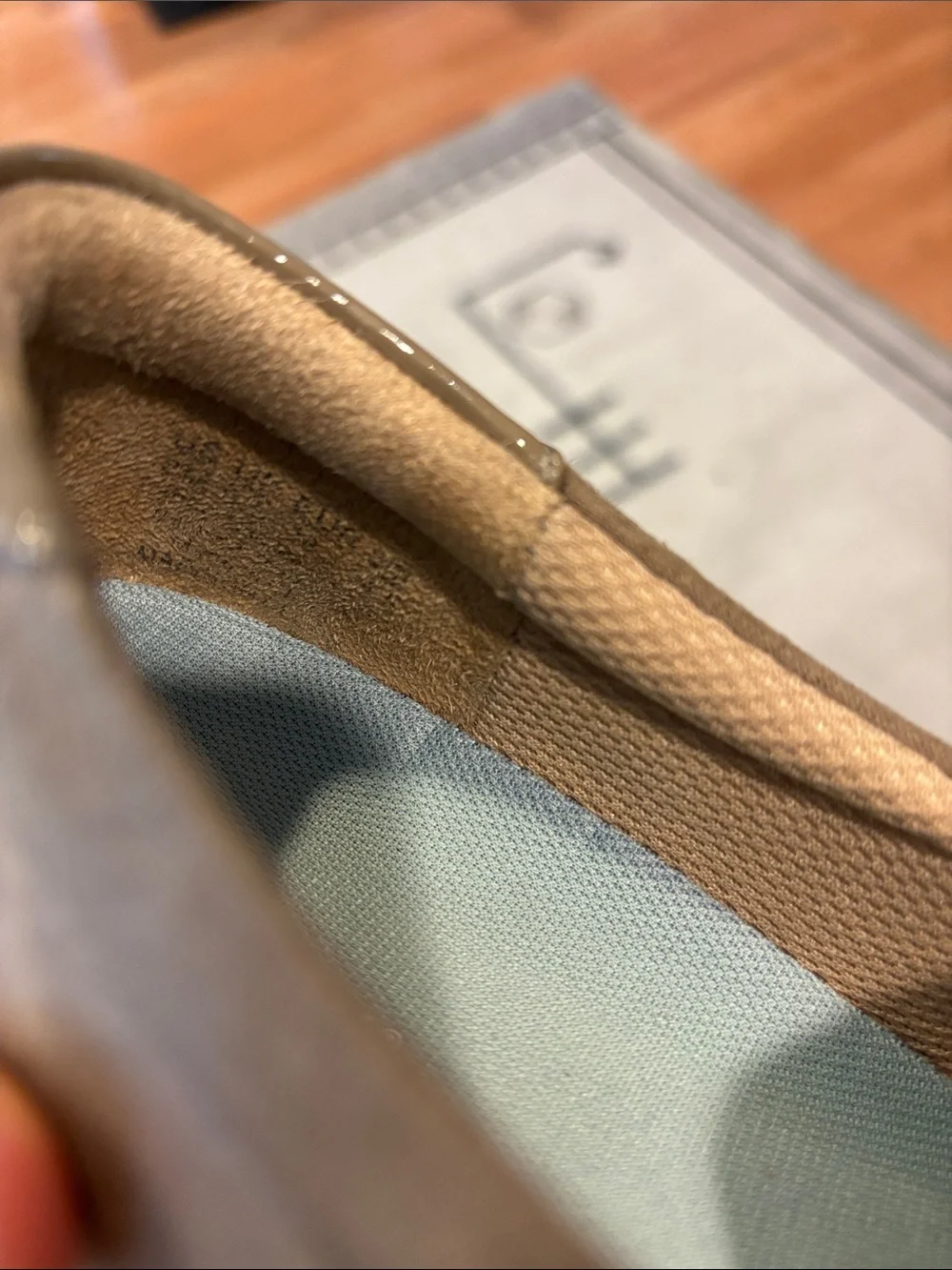 Dr. Scholl's Slip-On Perforated Sneaker - Taupe and White 8M